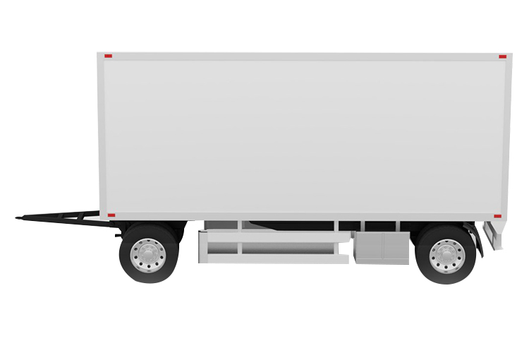 Enclosed box trailer